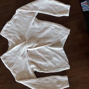 Brand New sweater. Size small. Cream color. The style could fit Medium as well.